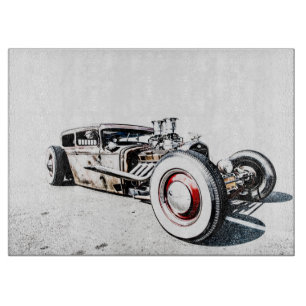 Vintage Rat Rod Cutting Boards