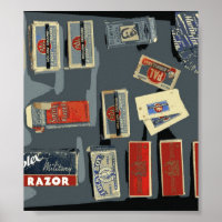 Vintage Razor Blade Brands