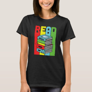 Vintage Read Book Nerds Bookaholic Reader Bookworm T-Shirt