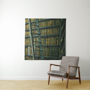 Vintage reading artwork gift tapestry