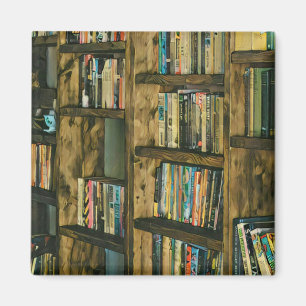 Vintage reading artwork magnet