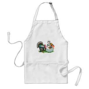 Vintage Ready For Thanksgiving Standard Apron