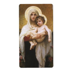 Vintage Realism, Madonna of the Roses, Bouguereau