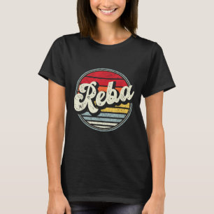 Vintage Reba Name Retro Style 70s 80s First For Me T-Shirt