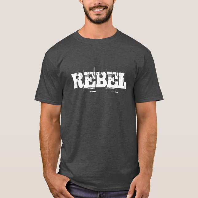 Vintage Rebel t shirt for men and boys (Front)