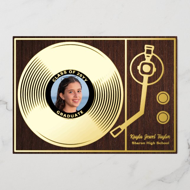 Vintage Record Graduate (Front)