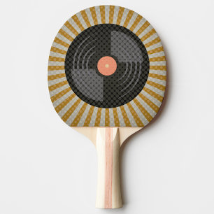 Vintage Record Ping Pong Paddle