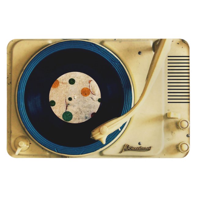 Vintage Record player Magnet (Horizontal)