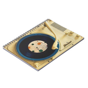 Vintage Record player Notebook