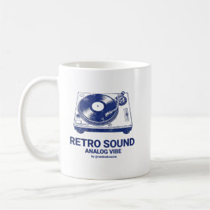 Vintage Record Player Retro Vinyl Turntable Analog Coffee Mug