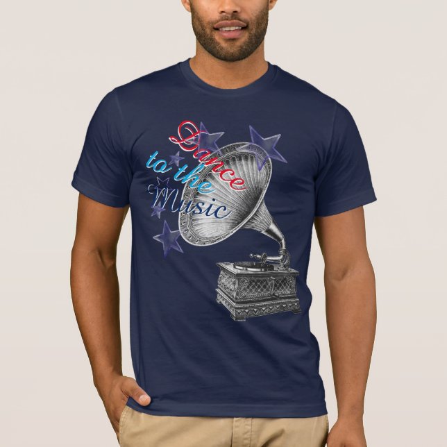 Vintage Record Player T-Shirt (Front)