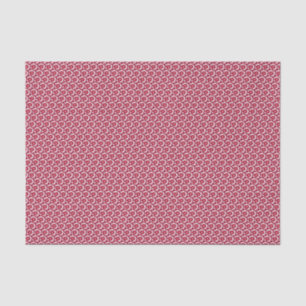 Vintage red and white floral Dianthus Barbatus Tissue Paper