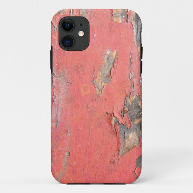 Vintage Red Barn Wood Case-Mate iPhone Case (Back)