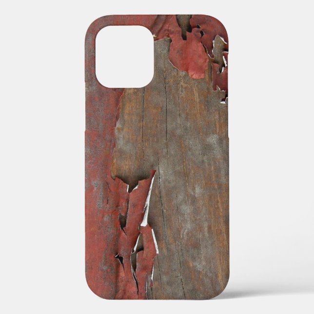 Vintage Red Barn Wood Case-Mate iPhone Case (Back)