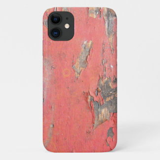 Vintage Red Barn Wood Design iPhone 11 Case