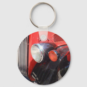 Vintage Red Bus Key Ring