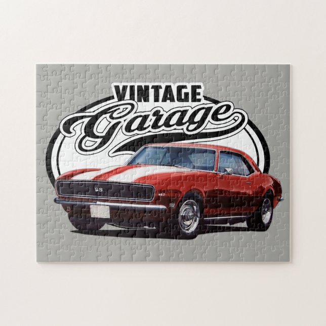 Vintage Red camaro Jigsaw Puzzle (Horizontal)