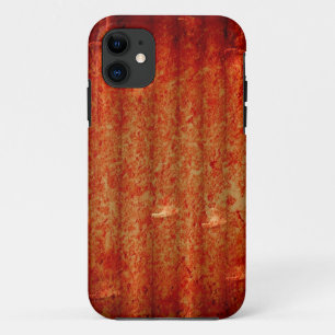 Vintage Red Grunge Background iPhone 11 Case