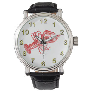 Vintage Red Lobster #1 Drawing Watch