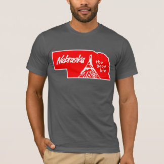 Vintage Red Nebraska Good Life Shirt