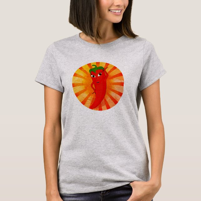 Vintage Red Pepper Superstar T-Shirt (Front)