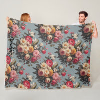 Vintage Red, Pink, White And Yellow Floral Bouquet