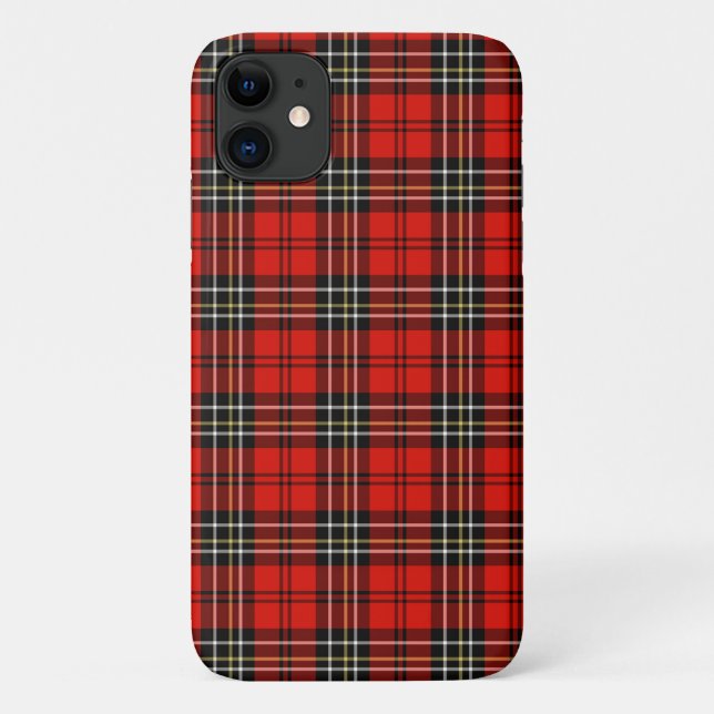 Vintage Red Plaid Pattern Case-Mate iPhone Case (Back)
