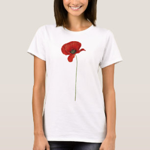 Vintage Red Poppy T-Shirt