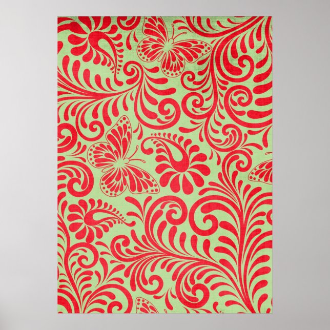 Vintage Red Poster (Front)