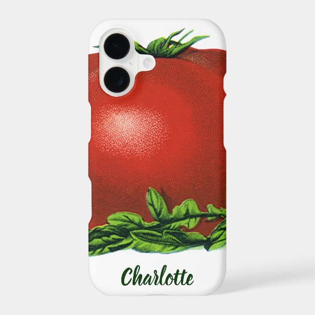 Vintage Red Ripe Tomato, Vegetables and Fruits (Back)