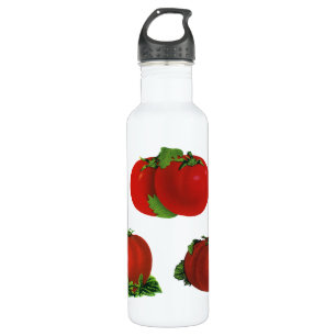 Vintage Red Ripe Tomatoes Food, Fruits, Vegetables 710 Ml Water Bottle