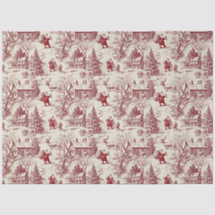 Vintage Red Santa Christmas Tissue Paper