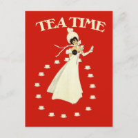 Vintage red tea time