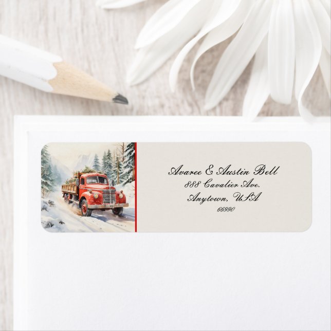 Vintage Red Truck  (Insitu)