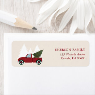 Vintage Red Truck Christmas