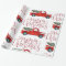 Vintage Red Truck Christmas Wrapping Paper