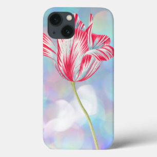Vintage Red Tulip iPhone Case Cover