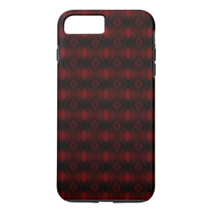 Vintage Red Velvet Wallpaper Abstract Design iPhone 8 Plus/7 Plus Case