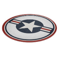 Vintage Red White Blue USAAF Insignia Star Bars