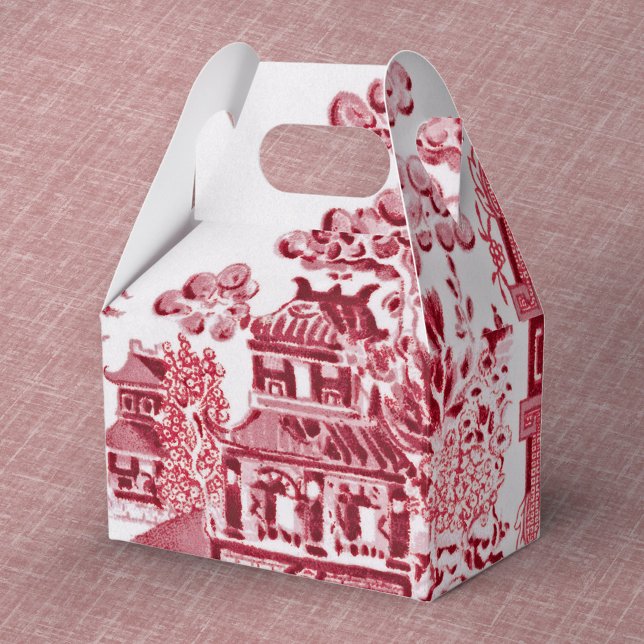Vintage Red Willow Favour Box (Creator Uploaded)
