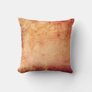 Vintage red yellow orange retro cushion