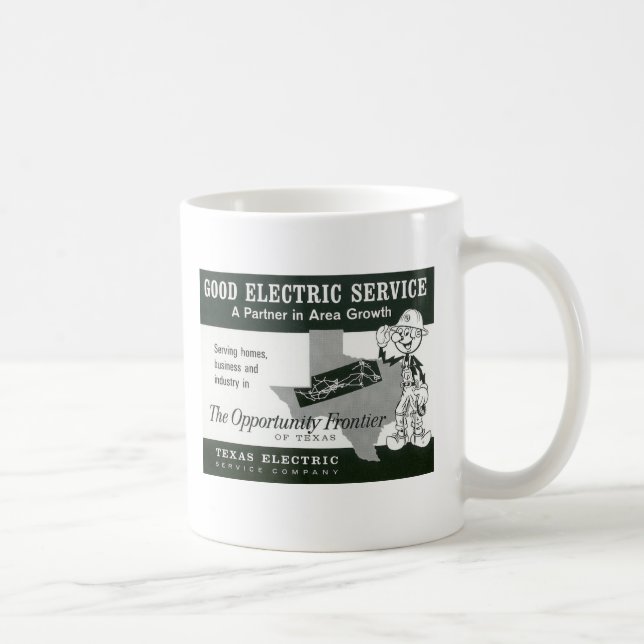 Vintage Reddy Kilowatt Advertising Mug (Right)