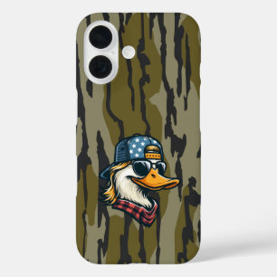 Vintage Redneck Duck Bottomland Camo Duck Hunting  iPhone 16 Case