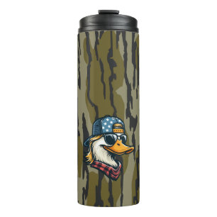 Vintage Redneck Duck Bottomland Camo Duck Hunting Thermal Tumbler