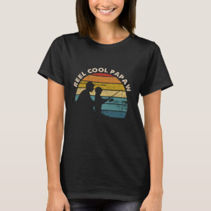 Vintage Reel Cool Papaw Fishing Father's Day Gifts T-Shirt