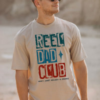 Vintage Reel Dad Club Family Fishing