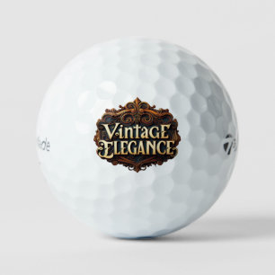 "Vintage Refined Luxury" " Golf Balls