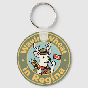 Vintage Regina SK Brown Uniform Key Ring