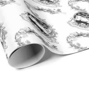 Vintage Reindeer Christmas Wrapping Paper