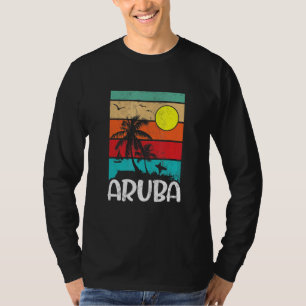 Vintage Relaxing Tropical Aruba Distressed Sandy S T-Shirt